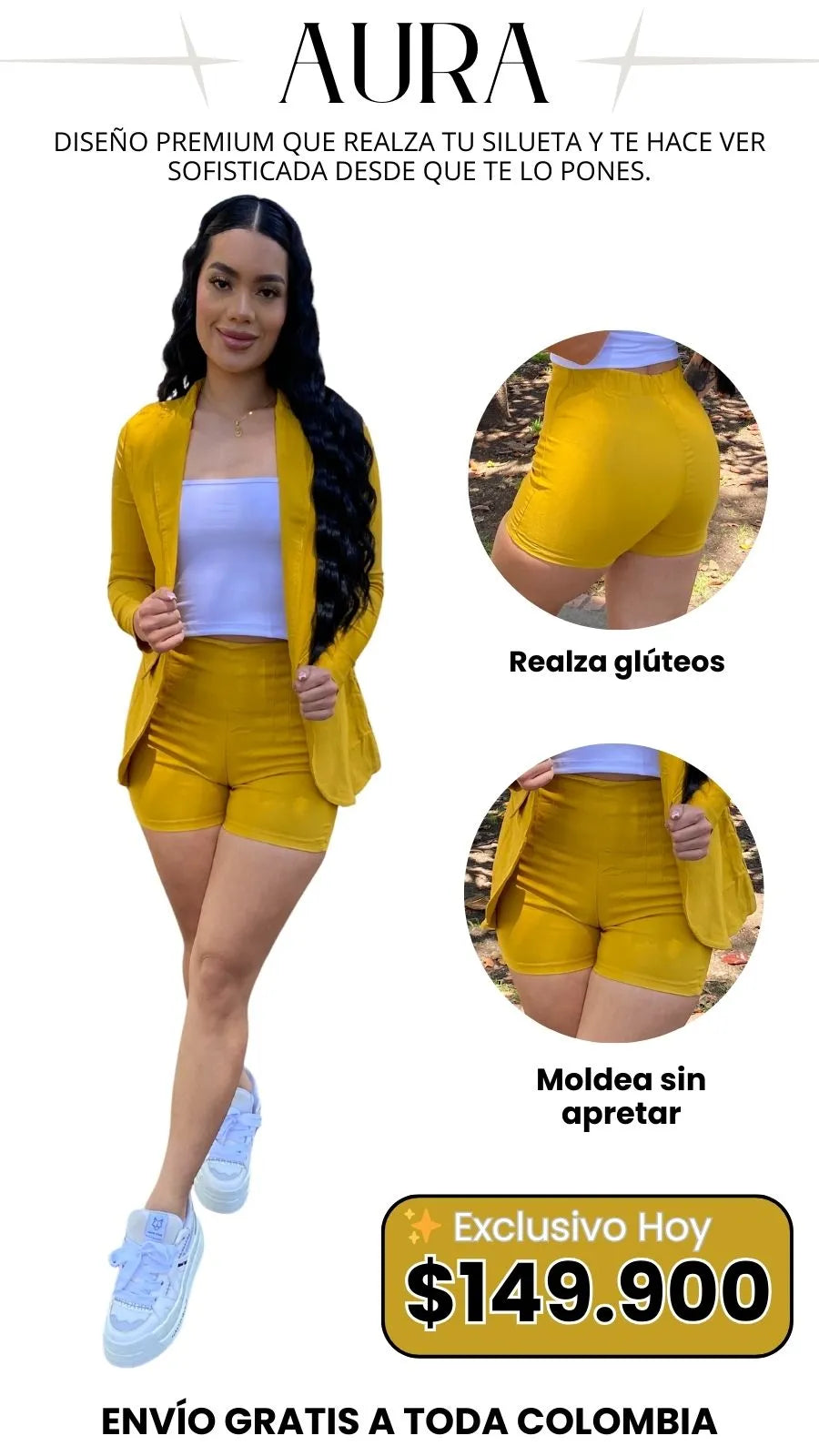 Conjunto Blazers Short Y Blusa AURA
