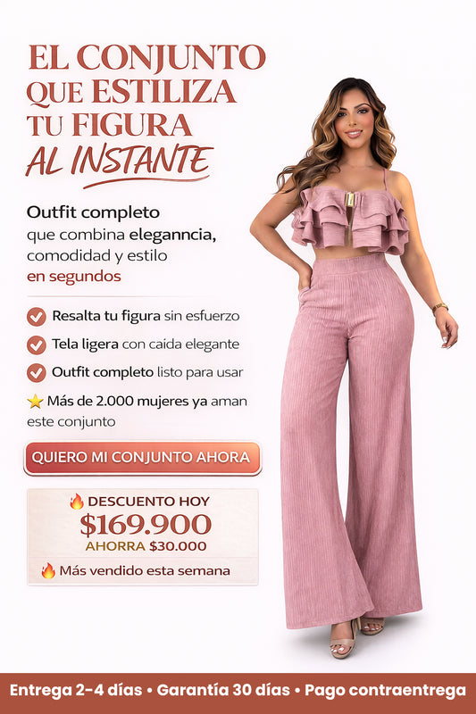 Conjunto Blusa Y Pantalon Maria