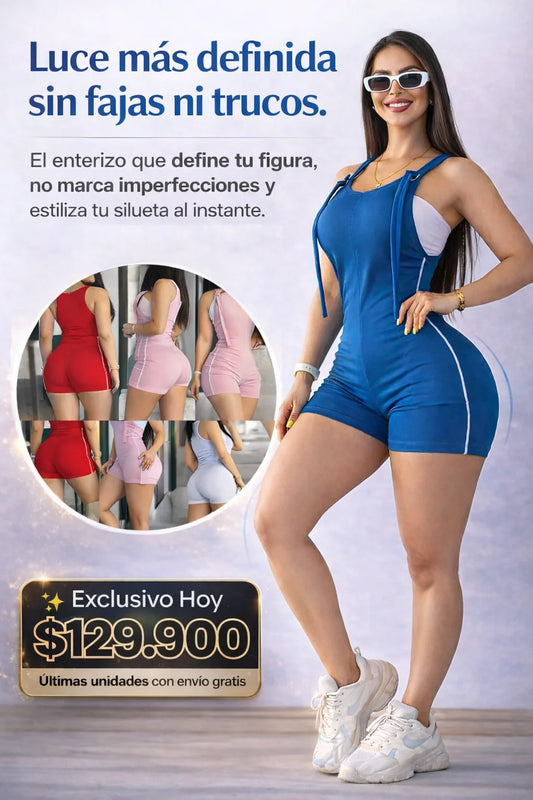 ENTERIZO OVEROL CORTO