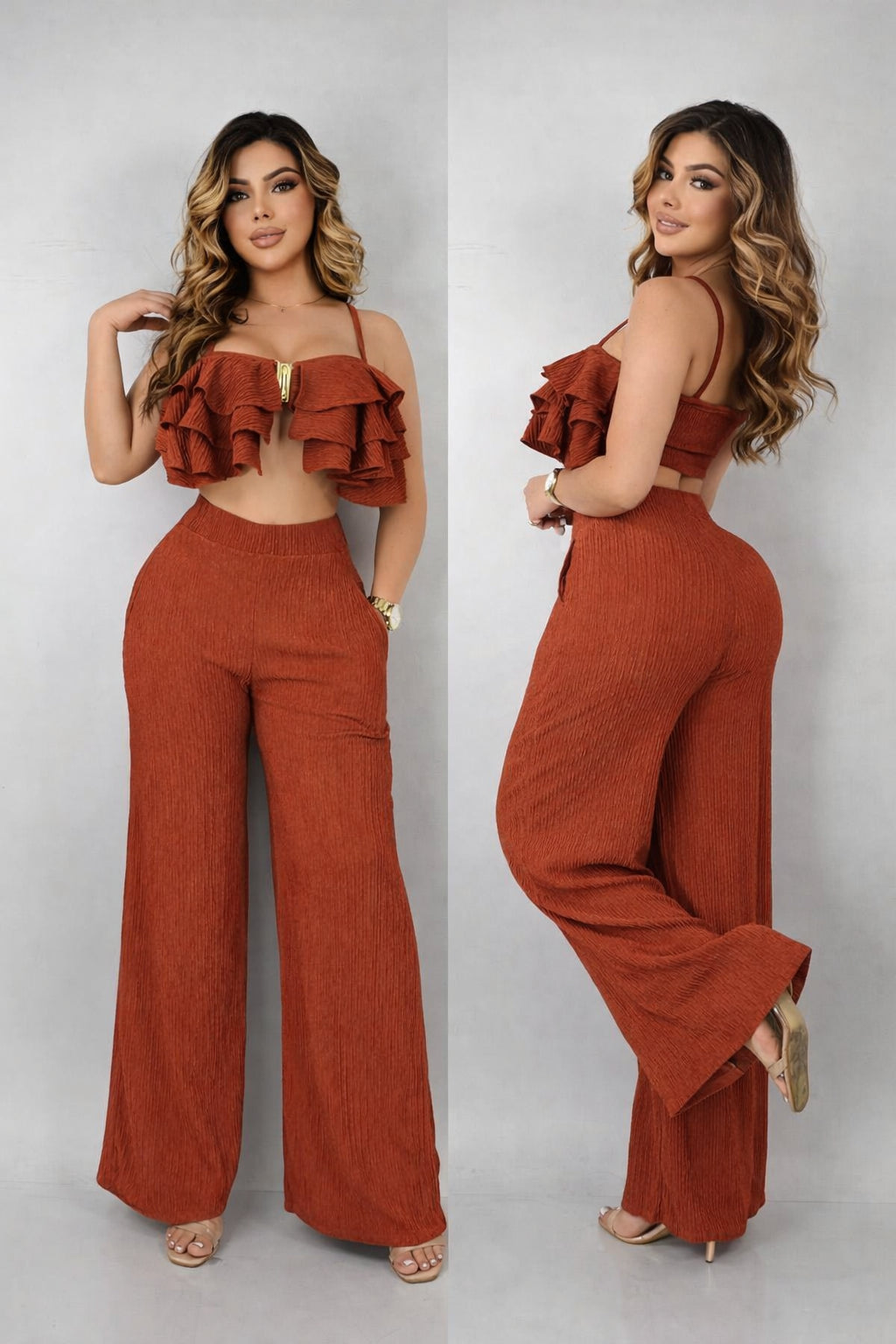 Conjunto Blusa Y Pantalon Maria