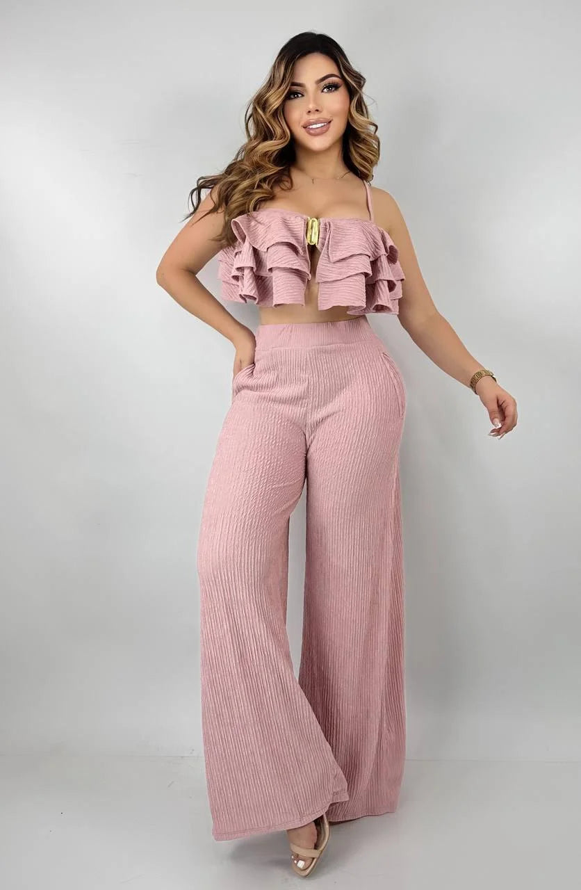 Conjunto Blusa Y Pantalon Maria