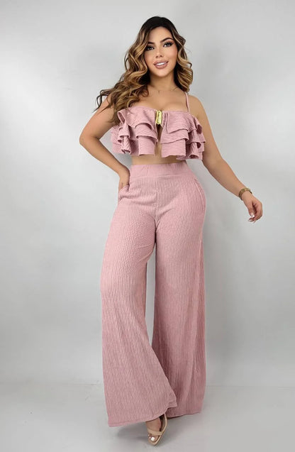 Conjunto Blusa Y Pantalon Maria